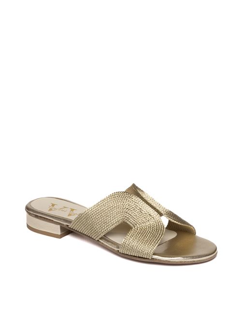 Gol rafia sandal VINCENT VEGA | LEYTON PT20RAFIA-GOLD